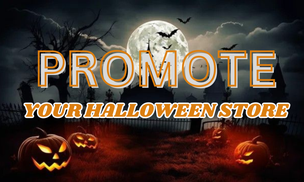 I will promote your halloween shop, christmas shop and post halloween merchandise