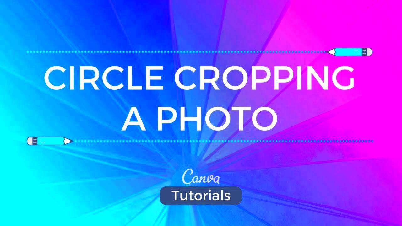 Canva Tutorial Cropping in a Circle YouTube