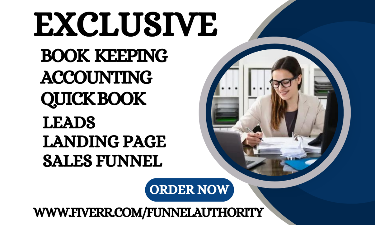 Generate Bookkeeping Lead Accounting Lead Book Keeping Landing Page Sales Funnel