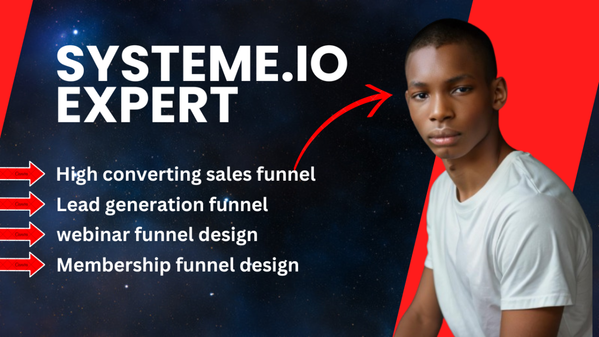 I will systeme io expert membership funnel aweber thrivecart pipeline pro funnelish