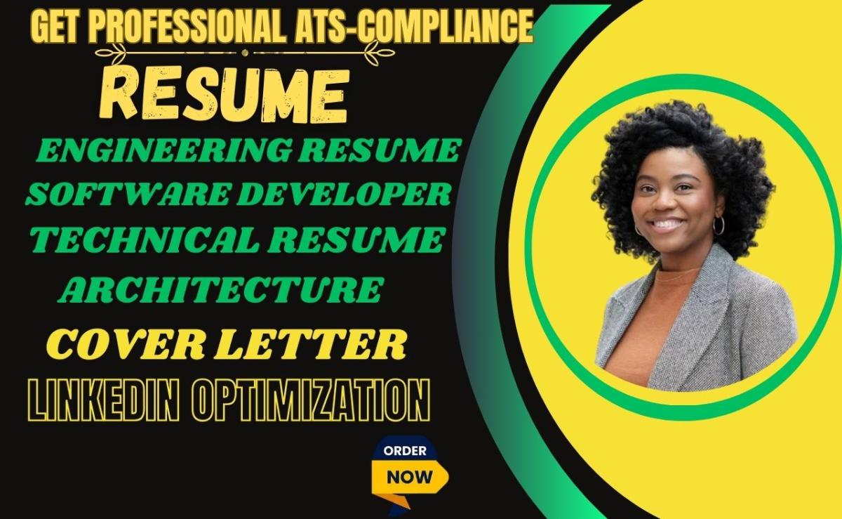 I will craft, edit engineering resume, software developer, GRC, SDR, tech sales resume