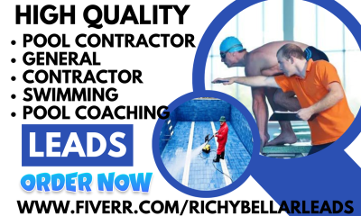 Generate Pool Contractor Pool Repair Pool Cleaning Services Contractor Leads