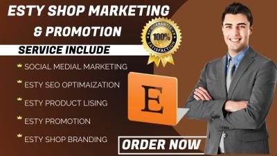 I will do Etsy shop promotion campaigns to increase store sales