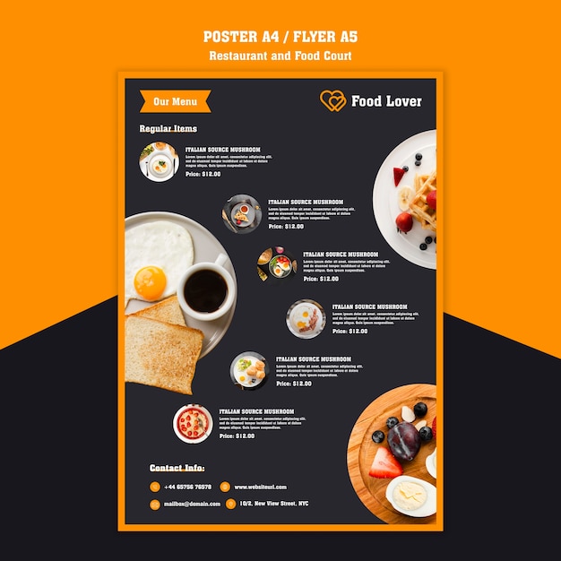 Modern Flyer for Breakfast Restaurant