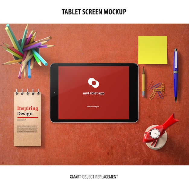 Tablet Screen Mockup – Free Download