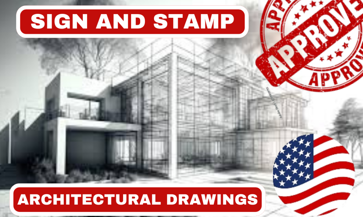 I will stamp architecture, civil structural drawings and mep drawings for city permit