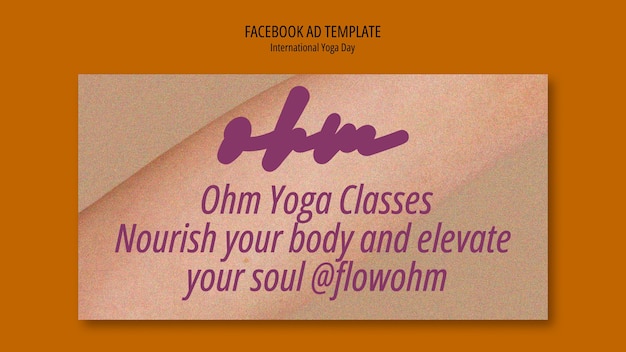 International Yoga Day Facebook Template