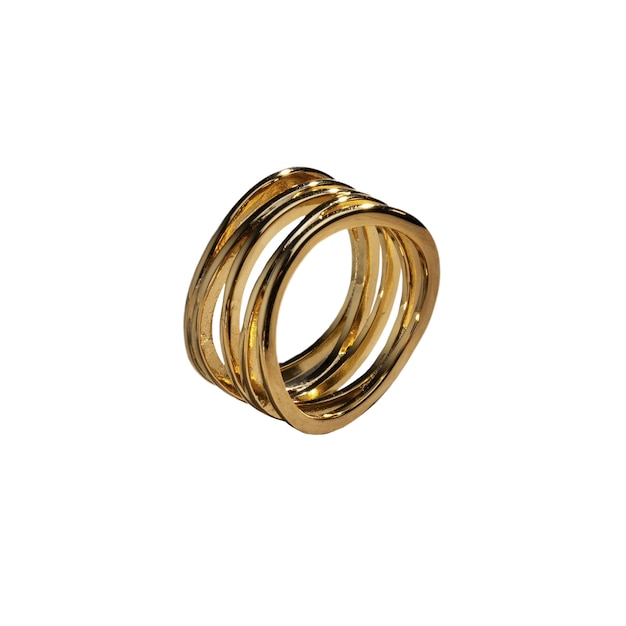 Golden Ring Isolated Close Up – Free Download