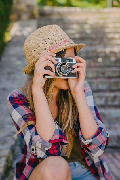 Cute Tourist Taking Photos – Free Download