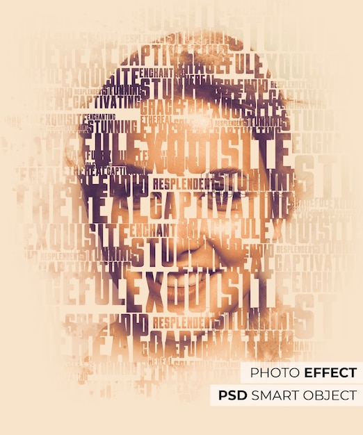 Photo Text Effect Design