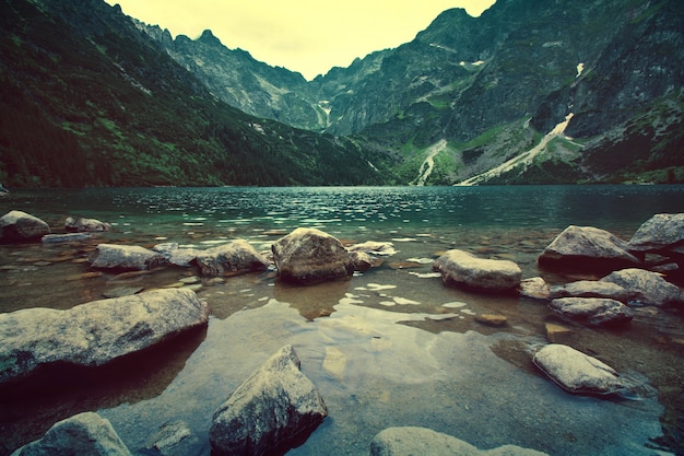 Beautiful Lake in the Mountains – Free Stock Photo for Download