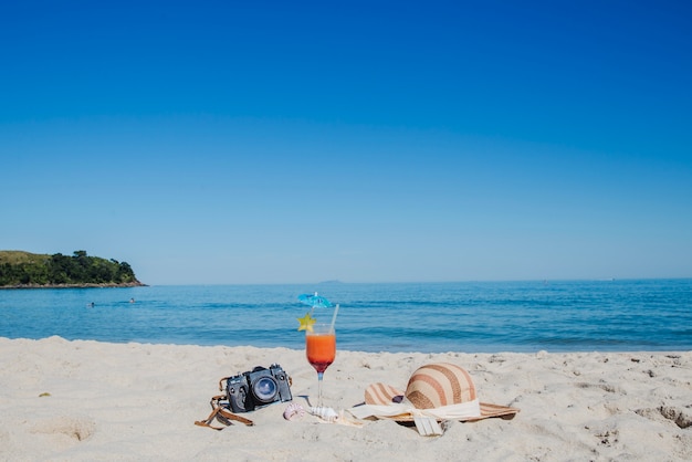 Bright Day on Tropical Beach