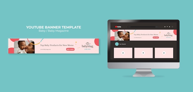 Flat Design Baby Template