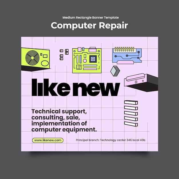 Computer Repair Template Design