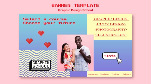 Graphic Design School Banner