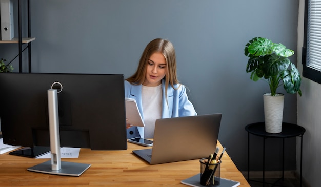 Business Person Analyzing Finance Graphs