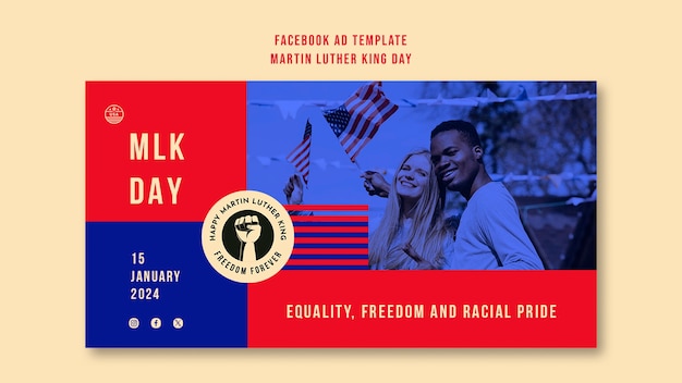 Martin Luther King Day Template Design