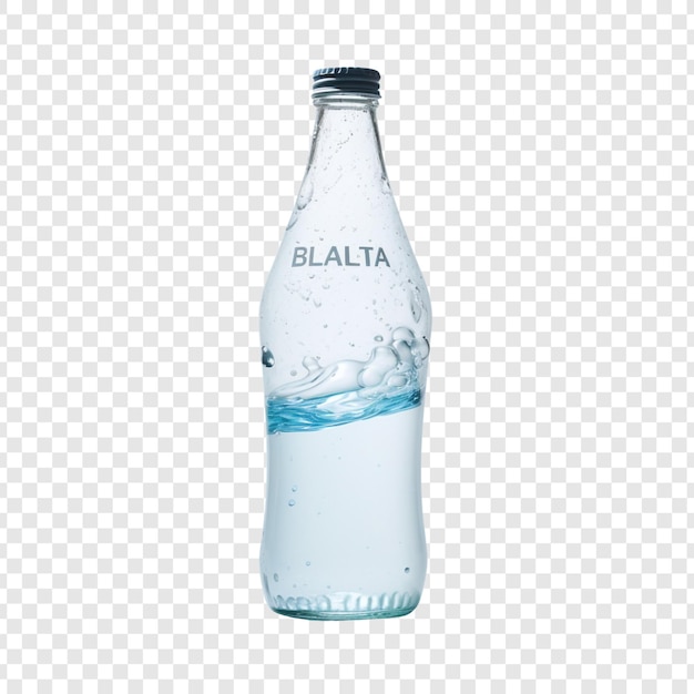 Bleach Bottle PSD Template Isolated on Transparent Background