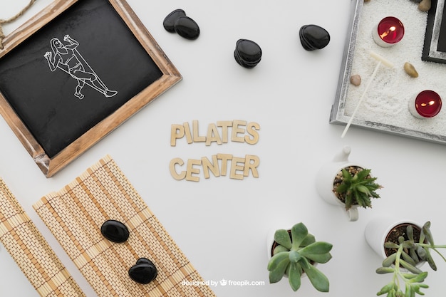 Pilates Composition PSD Templates for Free Download