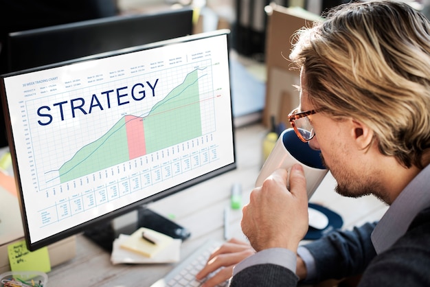 Strategy Analysis Planning Vision Business Success Concept Free Stock Photo