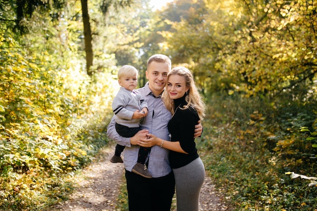 Happy Family Playing and Laughing in Autumn Park – Free Stock Photo Download