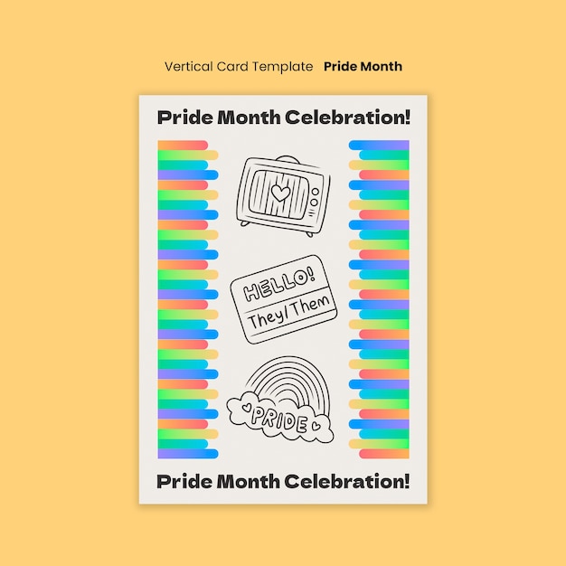 Pride Month Template Design