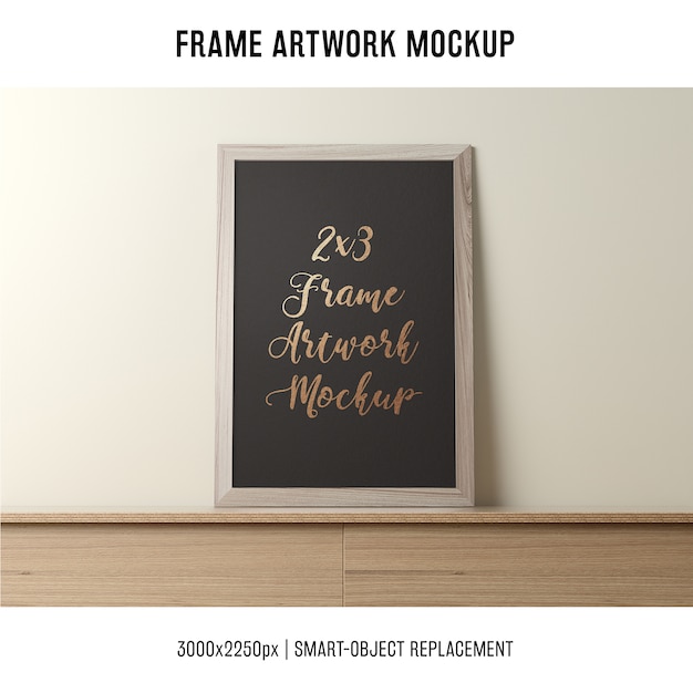 Frame artwork mockup – Free Download