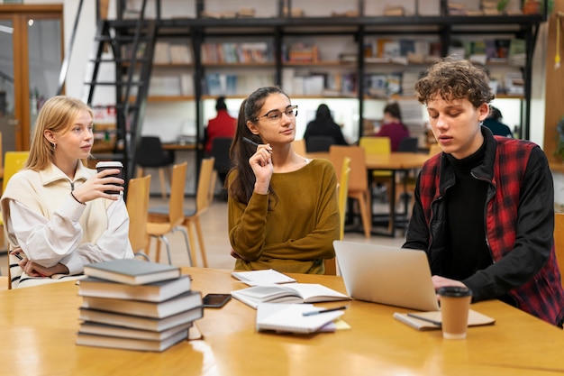 Students working in study group – Free Stock Photo Download