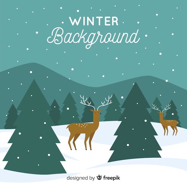 Winter Background – Free Download