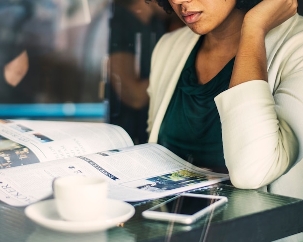 Businesswoman Reading the Daily News – Free Stock Photo for Download