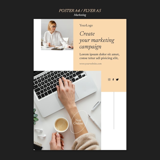 Marketing Campaign Print Template