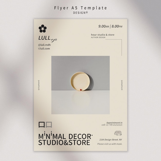 Interior Flyer Template Design – Free Download