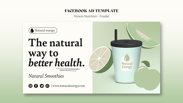 Fitness nutrition template design