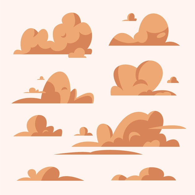 Vector Templates: Clouds Collection Free Download