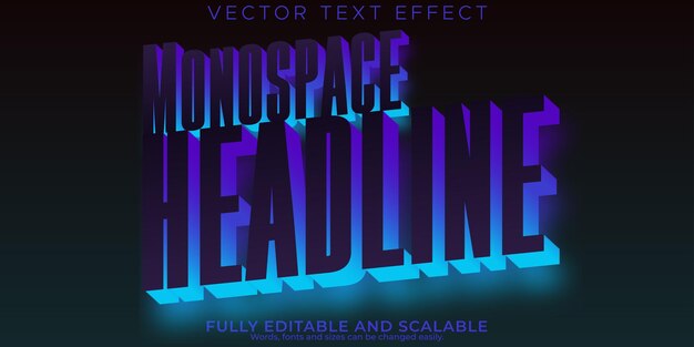 Editable Modern and Creative Text Style for Poster Design