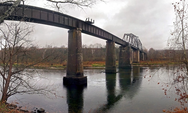 Old railroad swing bridge Cotter Arkansas