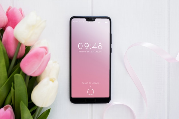 Mockup Mobile Spring Concept – Free Download