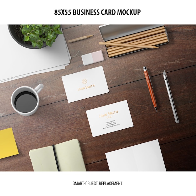 Download Free Business Card Mockup PSD Templates