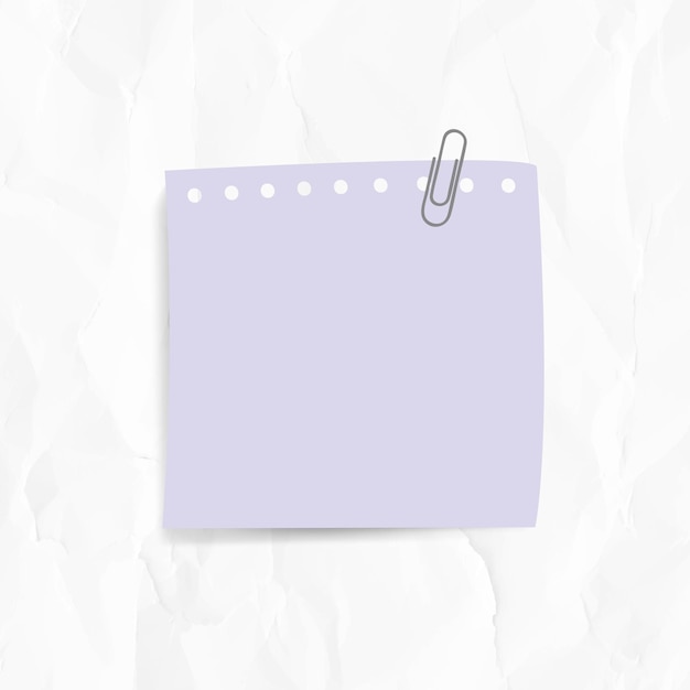 Purple Reminder Note Sticker Vector – Free Download