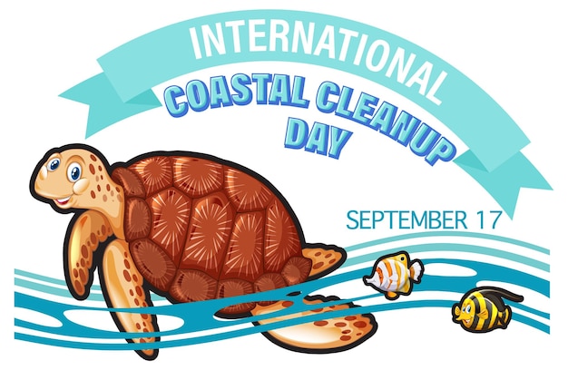 International Coastal Cleanup Day Banner Design