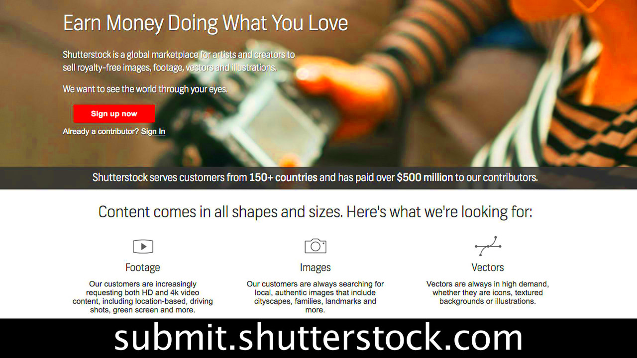 How to become a Shutterstock contributor 3 minutes tutorial