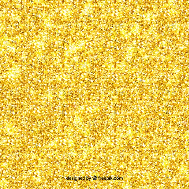 Abstract Background of Golden Glitter