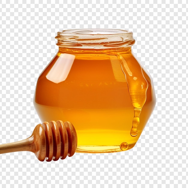 Honey Bottle isolated on Transparent Background