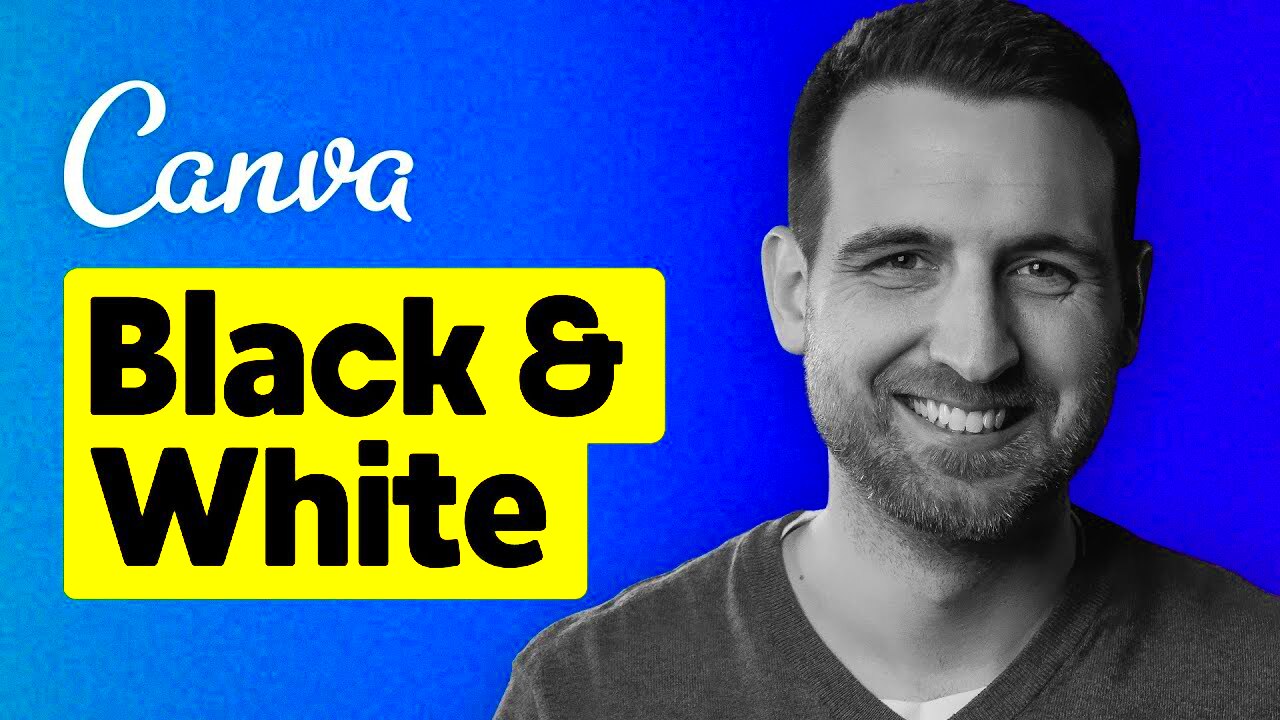 How to Make an Image Black and White in Canva YouTube