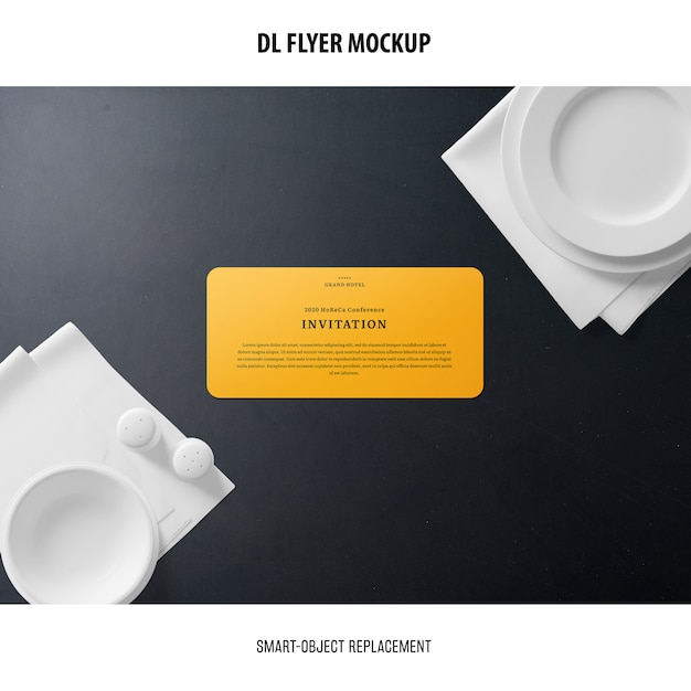 DL Flyer Mockup: Free Download PSD Templates