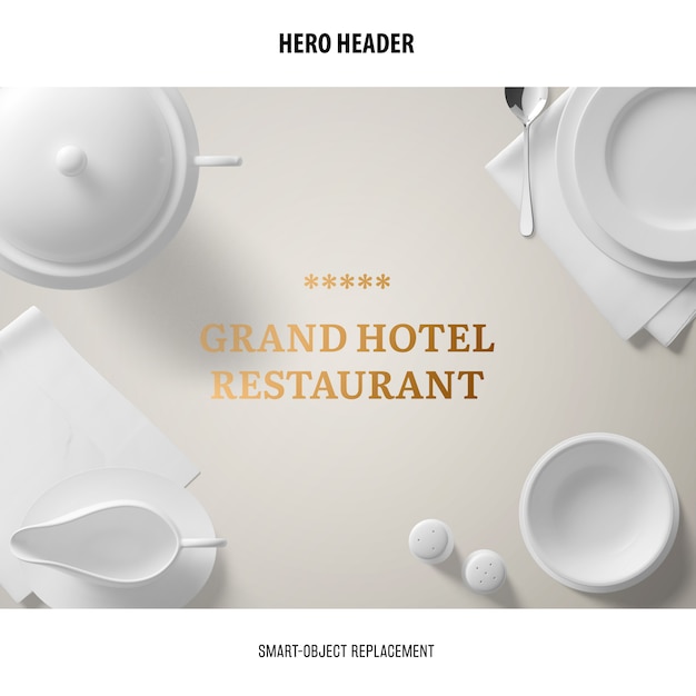 Restaurant Mockup Free Download – PSD Templates