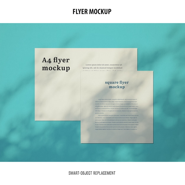 Flyer Mockup for Free Download