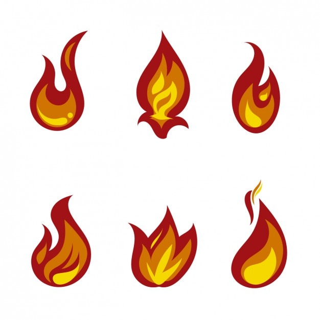 Fire Flames Vector Templates for Free Download