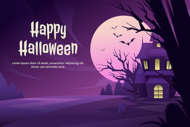 Gradient Background for Halloween Celebration