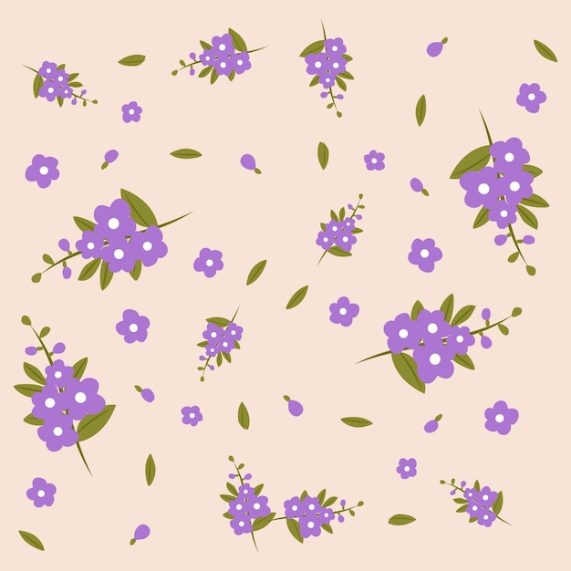 Flowers Seamless Pattern